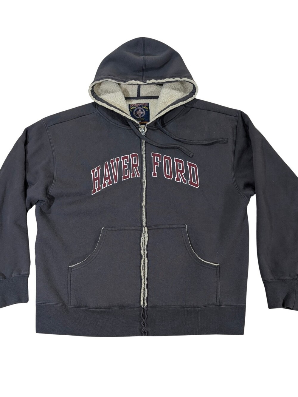 JanSport Haverford College Sherpa Lined Full Zip Hoodie Large